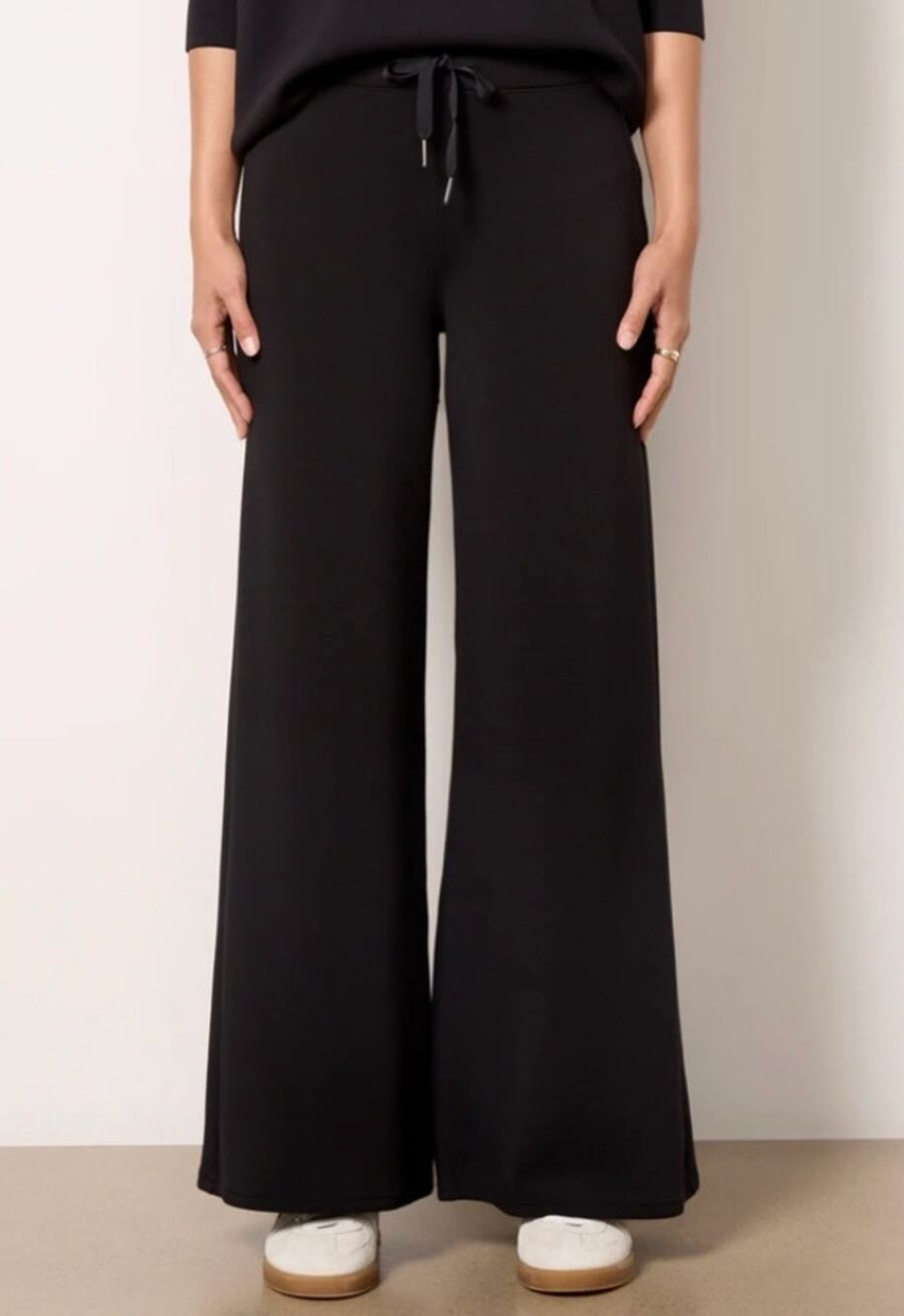 Spanx air essentials wide leg pants black NWT 1X